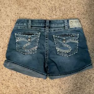 Silver shorts